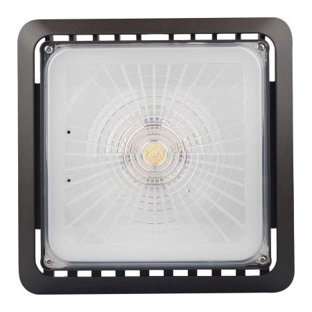 Jd International Lighting Commercial LED Square Canopy Lighting, 75W, 9400 Lumens, 5000K, IP65, UL, DLC Premium CLCN11-75W-SAAN-50K